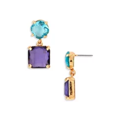 Coupon ⌛ AQUA Ombre Glass Drop Earrings - 100% Exclusive Pink/gold 🤩 -AQUA Elegant shop unnamed file 2973