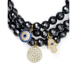 Promo ๐ AQUA Beaded Bracelets In Gold Tone-Plated Sterling Silver And Hematite Tone-Plated Sterling Silver - 100% Exclusive Black ๐งจ 5 Promo ๐ AQUA Beaded Bracelets In Gold Tone-Plated Sterling Silver And Hematite Tone-Plated Sterling Silver - 100% Exclusive Black ๐งจ -AQUA Elegant shop unnamed file 2990