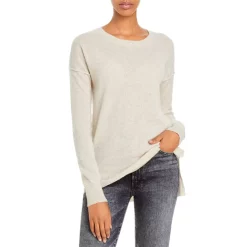 Outlet 💯 AQUA High Low Cashmere Sweater - 100% Exclusive Medium Gray 🎉 -AQUA Elegant shop unnamed file 30