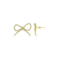 Buy 😍 AQUA Bow Stud Earrings In 18K Gold Plated Sterling Silver - 100% Exclusive 🌟 5 Buy 😍 AQUA Bow Stud Earrings In 18K Gold Plated Sterling Silver - 100% Exclusive 🌟 -AQUA Elegant shop unnamed file 3001