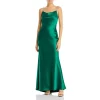 Best Pirce 🤩 AQUA Cowl Neck Gown - 100% Exclusive Emerald 🛒