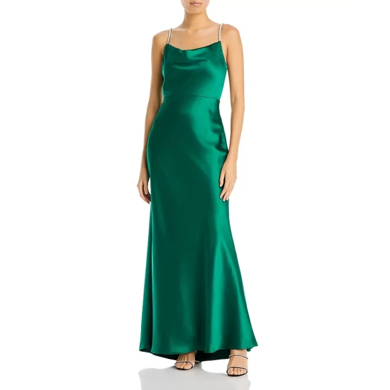 Best Pirce 🤩 AQUA Cowl Neck Gown - 100% Exclusive Emerald 🛒 1 Best Pirce 🤩 AQUA Cowl Neck Gown - 100% Exclusive Emerald 🛒