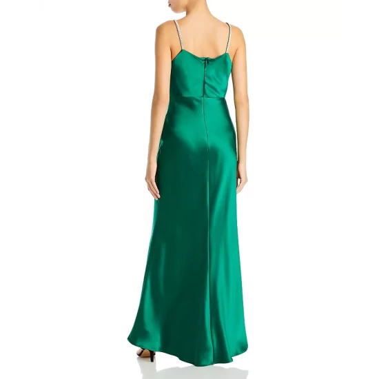 Best Pirce 🤩 AQUA Cowl Neck Gown - 100% Exclusive Emerald 🛒 2 Best Pirce 🤩 AQUA Cowl Neck Gown - 100% Exclusive Emerald 🛒 - Image 2