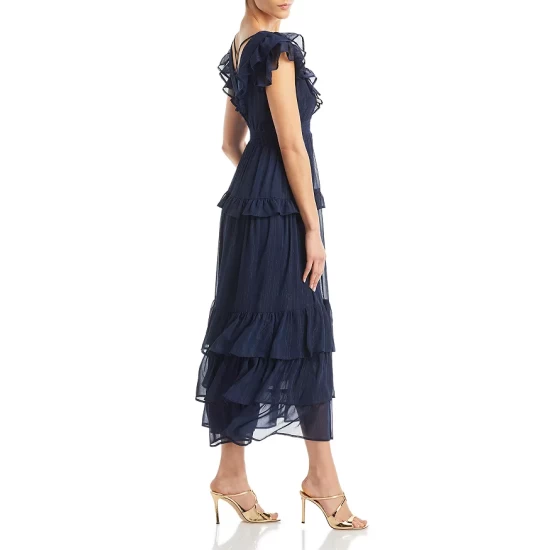 Top 10 👍 AQUA Ruffled Floral Maxi Dress - 100% Exclusive Multi 😀 5 Top 10 👍 AQUA Ruffled Floral Maxi Dress - 100% Exclusive Multi 😀 - Image 5