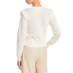 Flash Sale ❤️ AQUA Pointelle Sweater - 100% Exclusive Ivory 🔥 -AQUA Elegant shop unnamed file 307