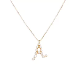 Cheap ⭐ AQUA Faux Pearl Initial Pendant Necklace In Gold Tone - 100% Exclusive ✨ -AQUA Elegant shop unnamed file 3074