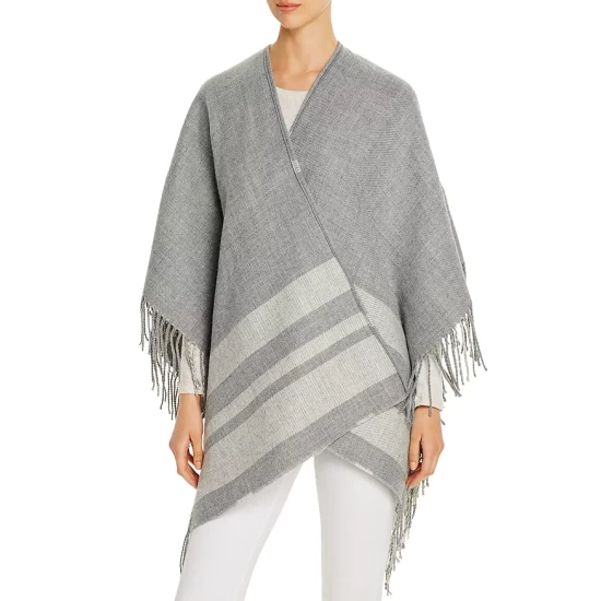 Deals ๐ AQUA Reversible Windowpane Ruana - 100% Exclusive Gray ๐ 2 Deals ๐ AQUA Reversible Windowpane Ruana - 100% Exclusive Gray ๐ - Image 2