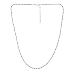 Coupon ๐ AQUA Rope Chain Necklace, 16" - 100% Exclusive Silver ๐
