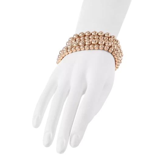 Best deal 👏 AQUA Beaded Multi Set Bracelet - 100% Exclusive Gold 😀 2 Best deal 👏 AQUA Beaded Multi Set Bracelet - 100% Exclusive Gold 😀 - Image 2