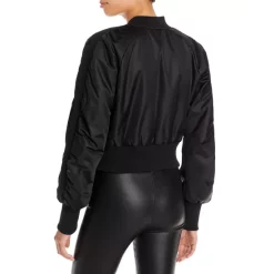 Buy ⌛ AQUA Deena Nylon Bomber Jacket - 100% Exclusive Olive 🎉 -AQUA Elegant shop unnamed file 313