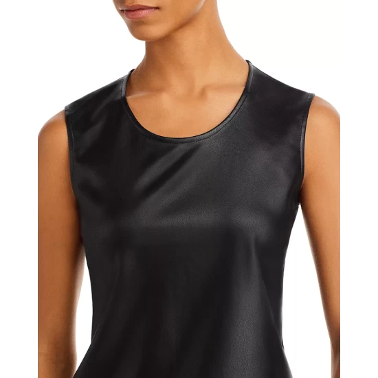 Best Sale π AQUA Faux Leather Front Tank - 100% Exclusive Black β€οΈ 4 Best Sale π AQUA Faux Leather Front Tank - 100% Exclusive Black β€οΈ - Image 4