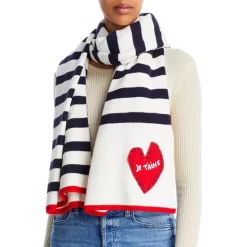 Coupon 🎉 AQUA Striped Scarf - 100% Exclusive Blue/white 😉