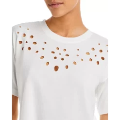 Wholesale 🔔 AQUA Eyelet Dreams Pajama Set White ✔️ -AQUA Elegant shop unnamed file 3156