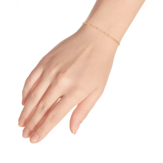 Cheapest ๐ AQUA Heart Link Chain Bracelet - 100% Exclusive Gold ๐ 2 Cheapest ๐ AQUA Heart Link Chain Bracelet - 100% Exclusive Gold ๐ - Image 2