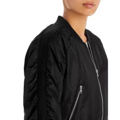 Buy ⌛ AQUA Deena Nylon Bomber Jacket - 100% Exclusive Olive 🎉 -AQUA Elegant shop unnamed file 317