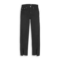 Coupon 😍 AQUA Girls' Twist Seam Slit Denim Jeans - Big Kid - 100% Exclusive Black 🎉