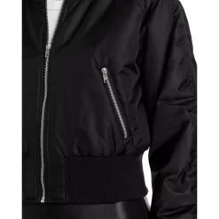 Buy ⌛ AQUA Deena Nylon Bomber Jacket - 100% Exclusive Olive 🎉 -AQUA Elegant shop unnamed file 318