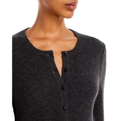 Best Sale 🎉 AQUA Crewneck Cashmere Cardigan - 100% Exclusive Black ✔️ -AQUA Elegant shop unnamed file 3196