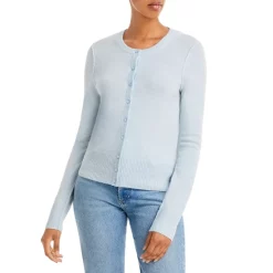 Best Sale 🎉 AQUA Crewneck Cashmere Cardigan - 100% Exclusive Black ✔️ -AQUA Elegant shop unnamed file 3200