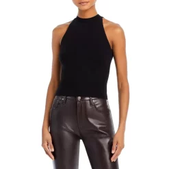 Best Sale ⭐ AQUA Knit Mock Neck Top - 100% Exclusive Black ✔️ -AQUA Elegant shop unnamed file 3227