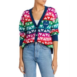 Deals ✔️ AQUA Rainbow Heart Grandfather Cardigan - 100% Exclusive Multi ⌛