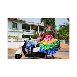 Cheapest ⭐ AQUA Triangle Print 😉 Bikini Top - 100% Exclusive Green/white 💯 -AQUA Elegant shop unnamed file 3289