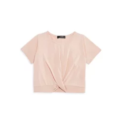 AQUA Elegant shop 59 Best deal โญ AQUA Girls' Twist Front Tee, Big Kid - 100% Exclusive Ivory ๐