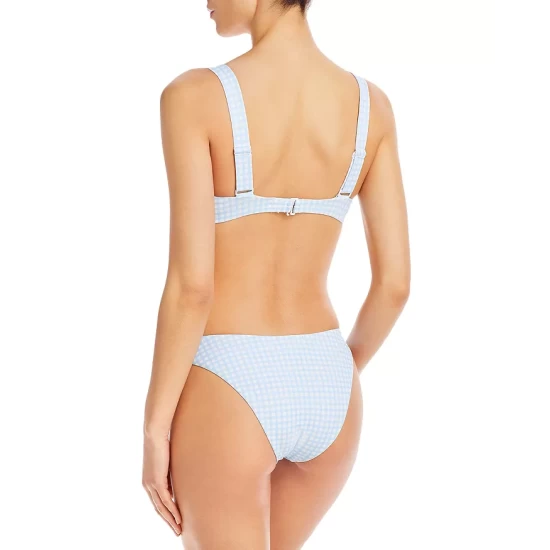 Top 10 👏 AQUA Printed Underwire Bandeau Bikini Bra Corn Flower 💯 2 Top 10 👏 AQUA Printed Underwire Bandeau Bikini Bra Corn Flower 💯 - Image 2