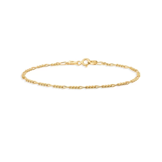 Flash Sale โจ AQUA Figaro Link Bracelet - 100% Exclusive Gold ๐ 1 Flash Sale โจ AQUA Figaro Link Bracelet - 100% Exclusive Gold ๐