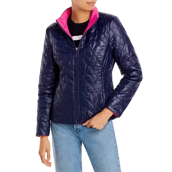 Flash Sale βοΈ AQUA Reversible Heart Quilted Jacket - 100% Exclusive Hot Pink π 6 Flash Sale βοΈ AQUA Reversible Heart Quilted Jacket - 100% Exclusive Hot Pink π - Image 6