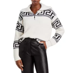 Buy 👍 AQUA Printed Fleece Quarter Zip Pullover - 100% Exclusive Cement 🎁 -AQUA Elegant shop unnamed file 339