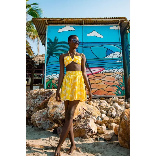 Budget โ AQUA Pineapple Print Mini Skirt - 100% Exclusive Yellow/white ๐ฅฐ 7 Budget โ AQUA Pineapple Print Mini Skirt - 100% Exclusive Yellow/white ๐ฅฐ - Image 7