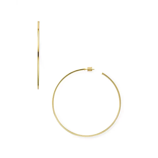 Brand new ⌛ AQUA Large Hoop Earrings In 18K Gold-Plated Sterling Silver Or Sterling Silver - 100% Exclusive ⭐ 1 Brand new ⌛ AQUA Large Hoop Earrings In 18K Gold-Plated Sterling Silver Or Sterling Silver - 100% Exclusive ⭐