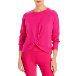 Best deal 😉 AQUA Twist Front Sweatshirt - 100% Exclusive Hot Pink 🤩 -AQUA Elegant shop unnamed file 3439