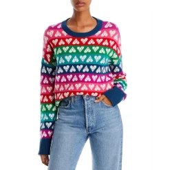 Buy โค๏ธ AQUA Rainbow Heart Crewneck Sweater - 100% Exclusive Multi โจ