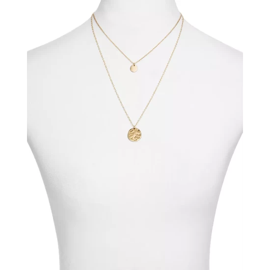 Best reviews of ❤️ AQUA Layered Disc Pendant Necklace, 16"-22" - 100% Exclusive Gold ⌛ 2 Best reviews of ❤️ AQUA Layered Disc Pendant Necklace, 16"-22" - 100% Exclusive Gold ⌛ - Image 2