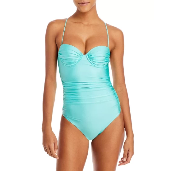 Best reviews of π AQUA Metallic Ruched Underwire One Piece Swimsuit - 100% Exclusive π 1 Best reviews of π AQUA Metallic Ruched Underwire One Piece Swimsuit - 100% Exclusive π
