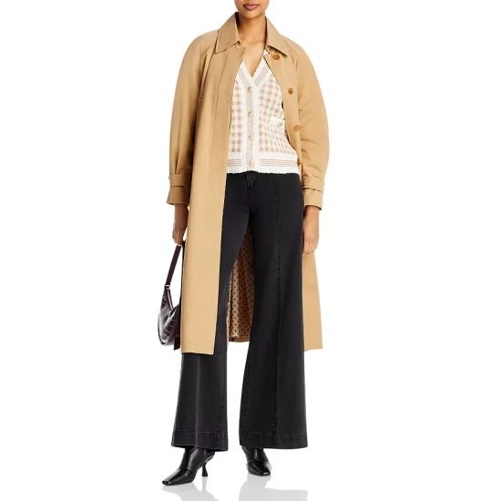 Cheap ๐ AQUA Coco Check Cardigan - 100% Exclusive Winter Sand ๐ 2 Cheap ๐ AQUA Coco Check Cardigan - 100% Exclusive Winter Sand ๐ - Image 2