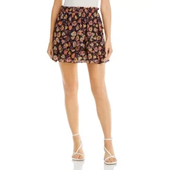 Coupon โค๏ธ AQUA Tapestry Floral Mini โ Skirt - 100% Exclusive Multi โจ