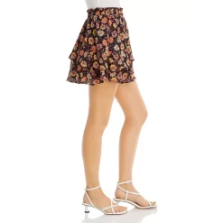 Coupon ❤️ AQUA Tapestry Floral Mini ⌛ Skirt - 100% Exclusive Multi ✨ -AQUA Elegant shop unnamed file 3480