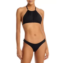 Buy 🎁 AQUA High Neck Halter Bikini Top - 100% Exclusive Black 😀 -AQUA Elegant shop unnamed file 3492