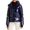 Outlet ⌛ AQUA Lacquer Ella Down Puffer Jacket - 100% Exclusive Onyx 🛒