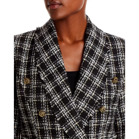 Discount โญ AQUA Cutaway Tweed Jacket - 100% Exclusive Navy ๐ 6 Discount โญ AQUA Cutaway Tweed Jacket - 100% Exclusive Navy ๐ - Image 6