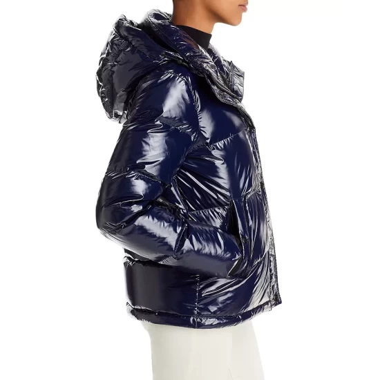 Outlet β AQUA Lacquer Ella Down Puffer Jacket - 100% Exclusive Onyx π 5 Outlet β AQUA Lacquer Ella Down Puffer Jacket - 100% Exclusive Onyx π - Image 5
