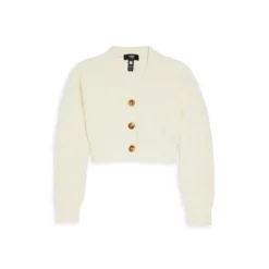 Brand new ⭐ AQUA 🔔 Girls' Dry Yarn Crop Cardigan, Big Kid - 100% Exclusive Cream ⭐