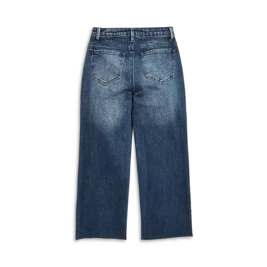 Discount ⭐ AQUA ⭐ Girls' High Rise Straight Leg Jeans, Big Kid - 100% Exclusive Dark Wash ⌛ 2 Discount ⭐ AQUA ⭐ Girls' High Rise Straight Leg Jeans, Big Kid - 100% Exclusive Dark Wash ⌛ - Image 2