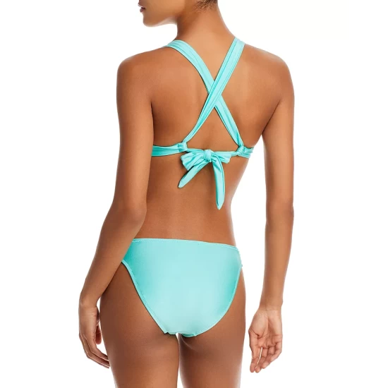 Best Sale 🎁 AQUA Ruched Underwire Bikini Top - 100% Exclusive 💯 2 Best Sale 🎁 AQUA Ruched Underwire Bikini Top - 100% Exclusive 💯 - Image 2