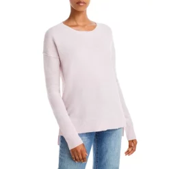 Outlet 💯 AQUA High Low Cashmere Sweater - 100% Exclusive Medium Gray 🎉 -AQUA Elegant shop unnamed file 36