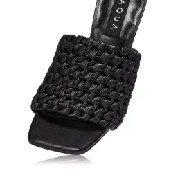 Best Pirce ✔️ AQUA ❤️ Women's Katy Woven Low Heel Slide Sandals - 100% Exclusive Black ⌛ 9 Best Pirce ✔️ AQUA ❤️ Women's Katy Woven Low Heel Slide Sandals - 100% Exclusive Black ⌛ -AQUA Elegant shop unnamed file 3605