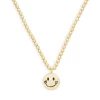 Best deal 🥰 AQUA Smile Pendant Beaded Necklace, 16"-18" - 100% Exclusive Gold 🤩